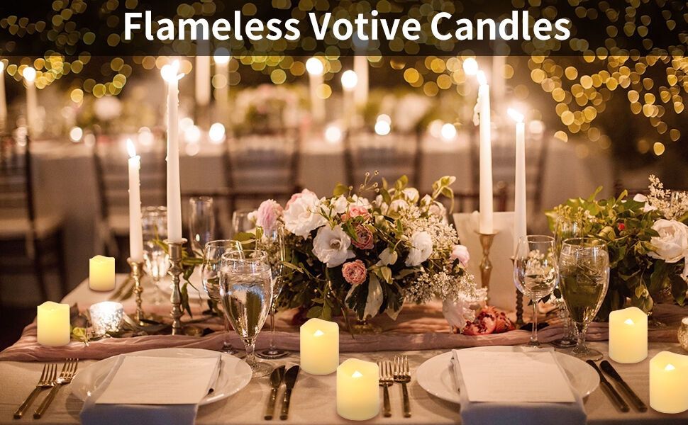 flameless votive candles