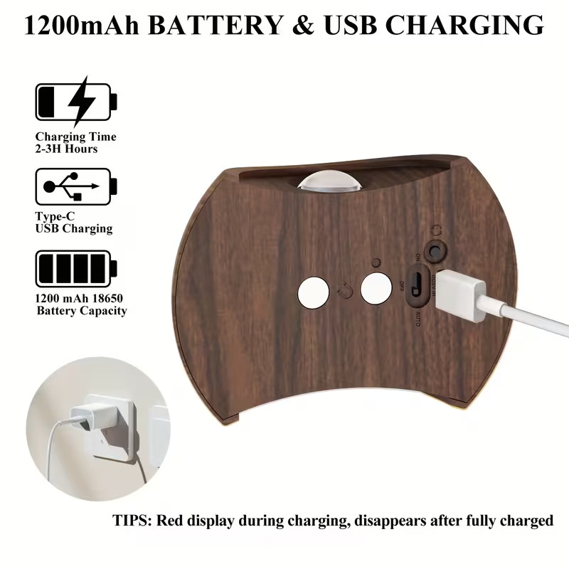 smart led motion sensor night light wireless charged 1200mah battery abs covered polished plastic wall lamp ideal for stairs bedroom cabinet semi embedded installation portable night light rechargeable led light stair lighting modern wall lamp durable plastic cover led lighting Product details 7