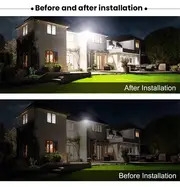 pibaogu 150w led floodlight high brightness ac110v wall garden light with die cast aluminum shell and tempered glass details 8