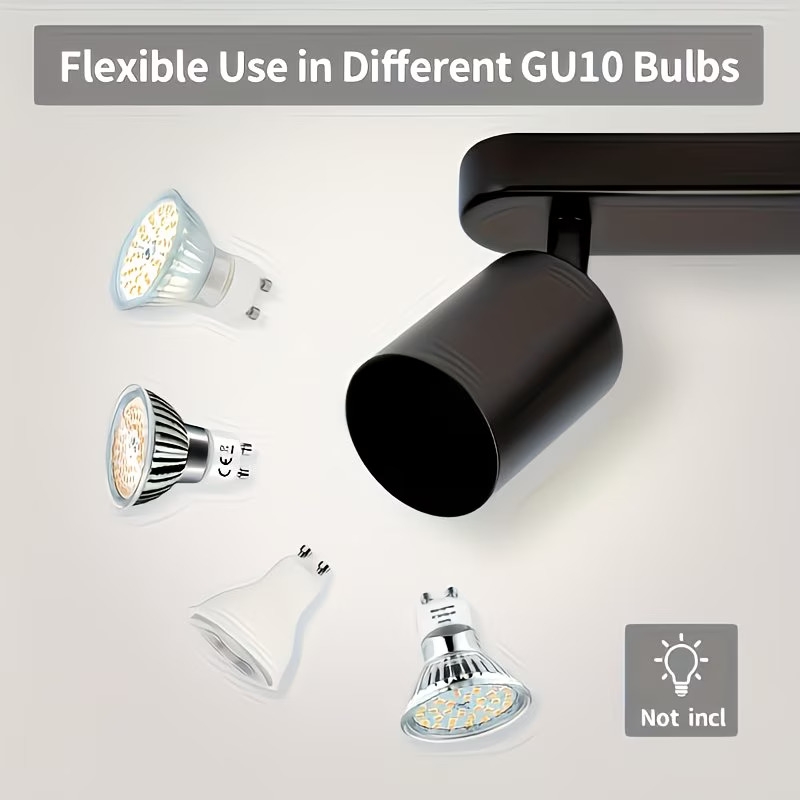 led pendant lights ceiling spotlights ceiling spotlights bar spotlights spotlights ceiling spotlights for bedrooms living rooms dining rooms bars garages gu10 bulb base bulb not included Product details 3