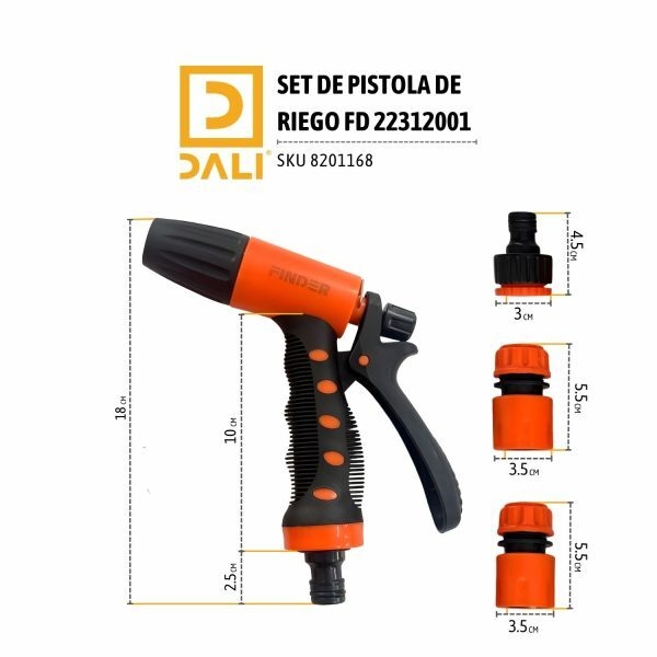 Ensemble pistolet d'irrigation FD 22312001 - Image 2