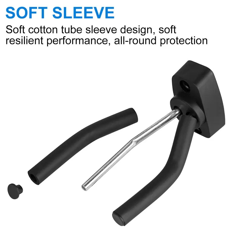 10 个吉他挂钩，适用于各种尺寸的吉他、低音吉他、曼陀林、班卓琴，可安装在墙上 商品详情 5