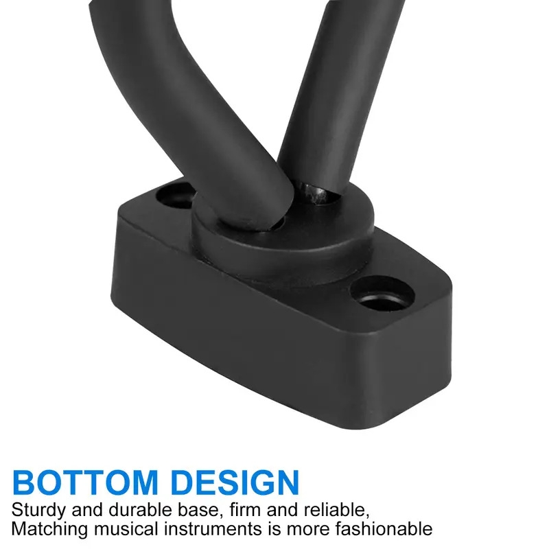 10 个吉他挂钩，适用于各种尺寸的吉他、低音吉他、曼陀林、班卓琴，可安装在墙上 商品详情 4