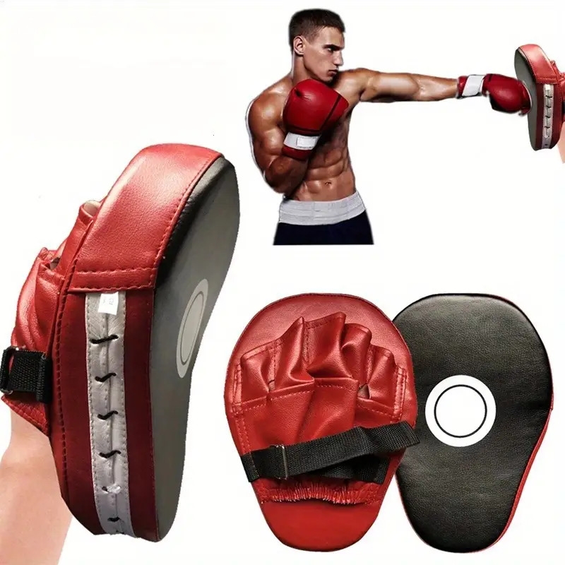 curved punching mitts boxing pads hand target boxing gloves training focus pads for kickboxing muay thai martial art 0