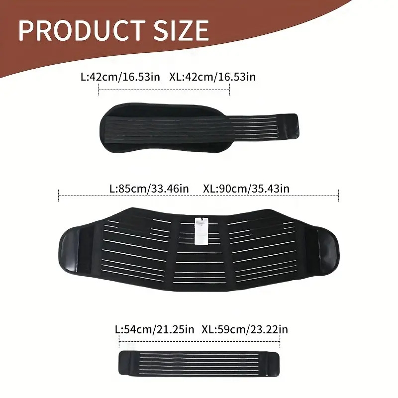 pregnancy   bands 3 in 1 pregnancy support belt for pregnancy back pelvic hip pain pregnancy with ab support xl fit ab 35 4 black details 4