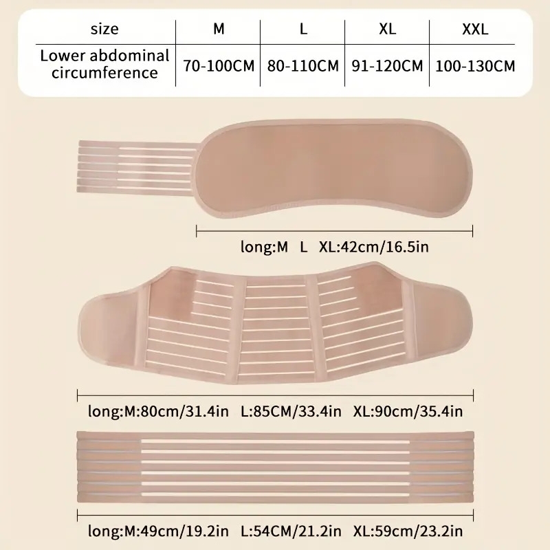 pregnancy   bands 3 in 1 pregnancy support belt for pregnancy back pelvic hip pain pregnancy with ab support xl fit ab 35 4 black details 7