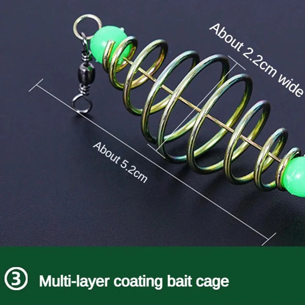 fish 13 rods - 13 Piece Multi-Size Fishing Net Trap with Luminous Beads - Copper Shoal Cast Gill Feeder- Picture 5 Of 6