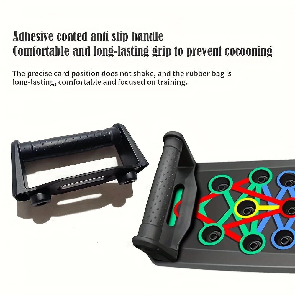 multifunctional home gym equipment ergonomic push up training board for chest and shoulder strength ideal for fitness enthusiasts non electric pp material suitable for and gym training comfortable exercise 4