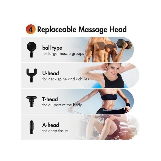 product_image_name-Generic-Most Sturdy And Durable Handheld Fascia Massage Gun Muscle Relaxation With 4 Heads-6