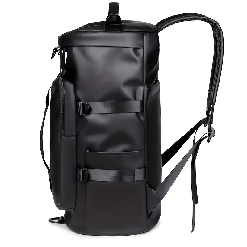 stylish mens large capacity backpack waterproof lightweight with adjustable straps for travel everyday use details 4