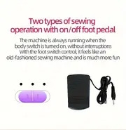 portable electric sewing   with 12 stitches patterns adjustable speed overlock multifunctional home sewing machine parents beginners hobbyists lightweight     repair diy crafting details 7