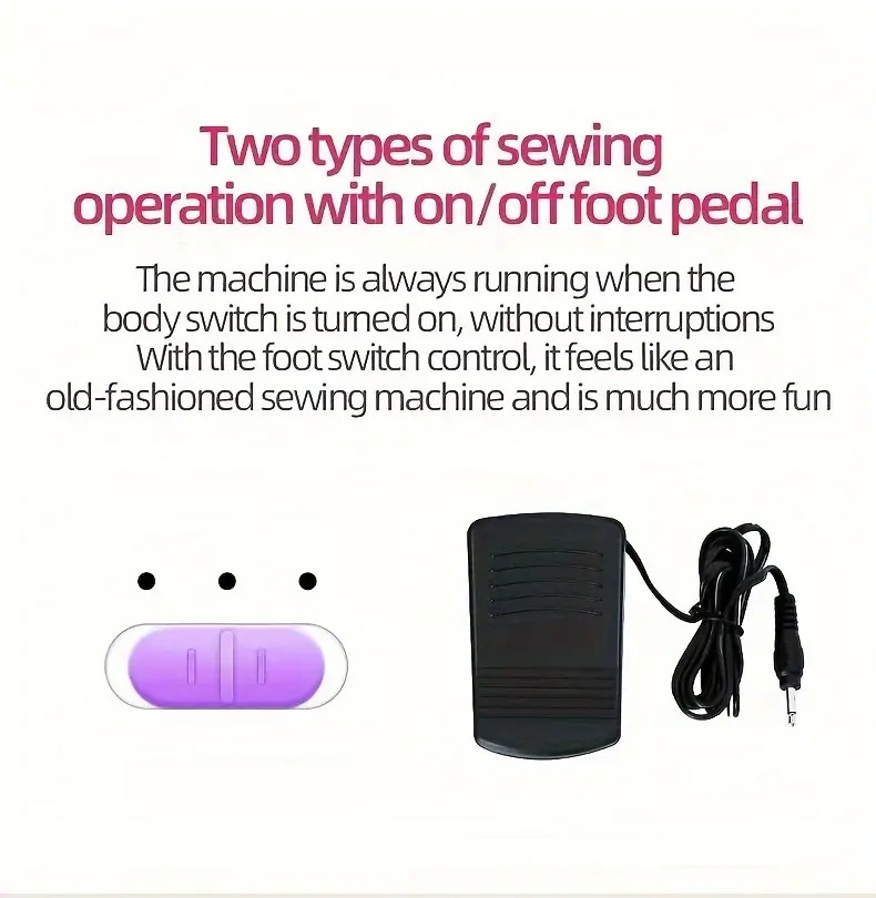 portable electric sewing   with 12 stitches patterns adjustable speed overlock multifunctional home sewing machine parents beginners hobbyists lightweight     repair diy crafting details 7