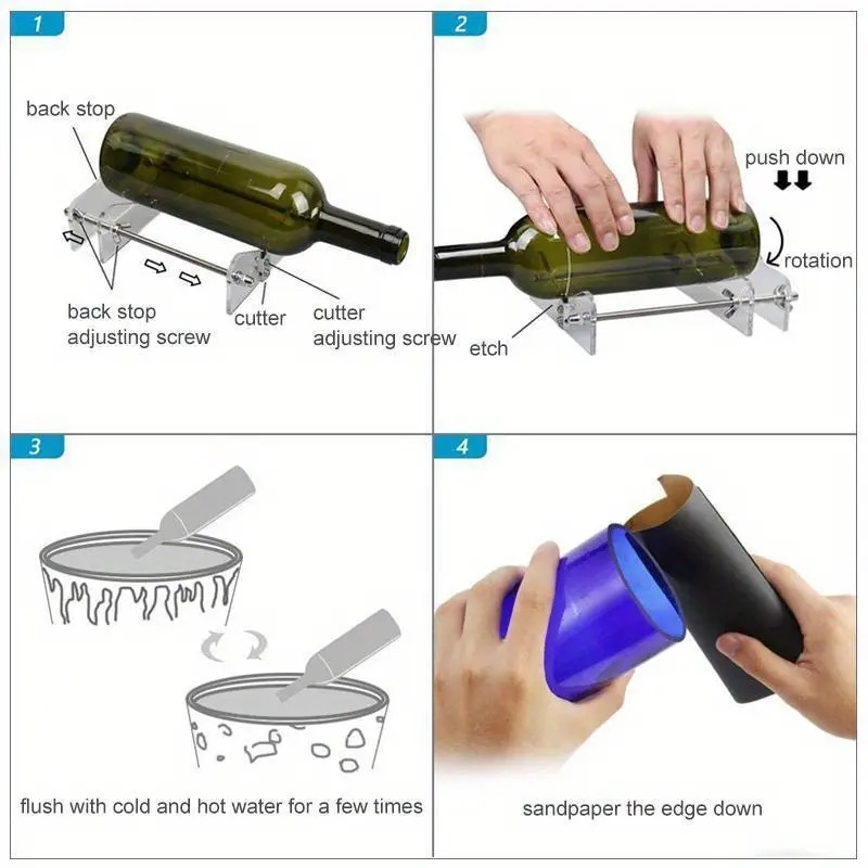   diy glass bottle cutter     with ease   artists and hobbyists Product details 0