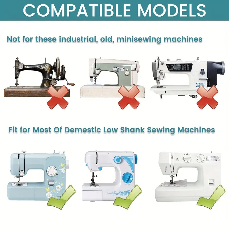 a collection of 16 presser feet for low shank sewing machines used at home Product details 4