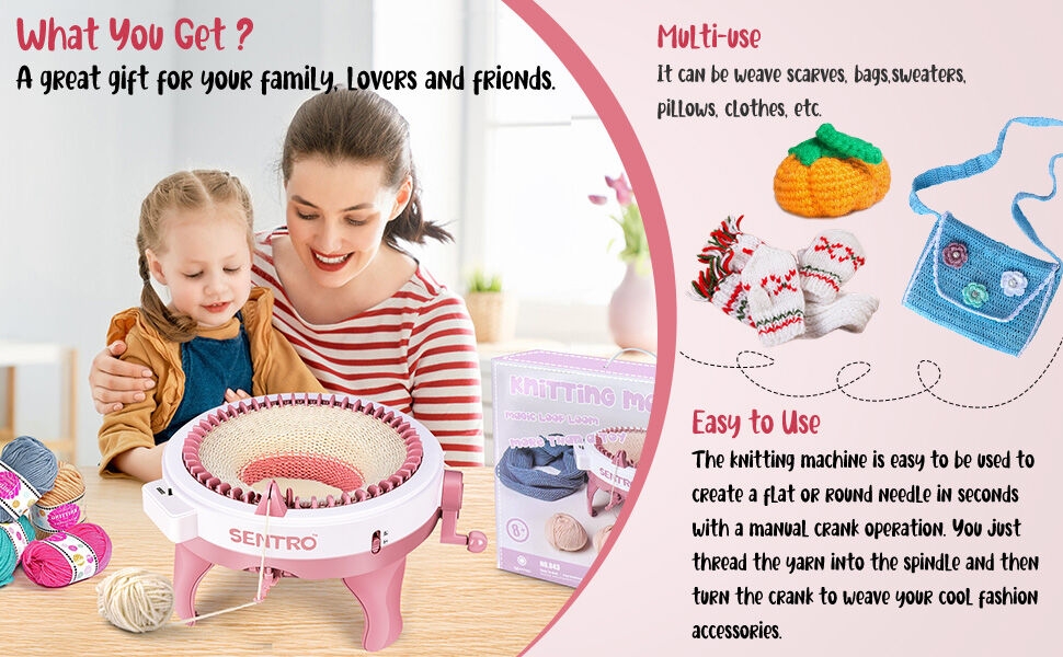 48 Needles Knitting Machine Knitting Round Loom Weaving Loom