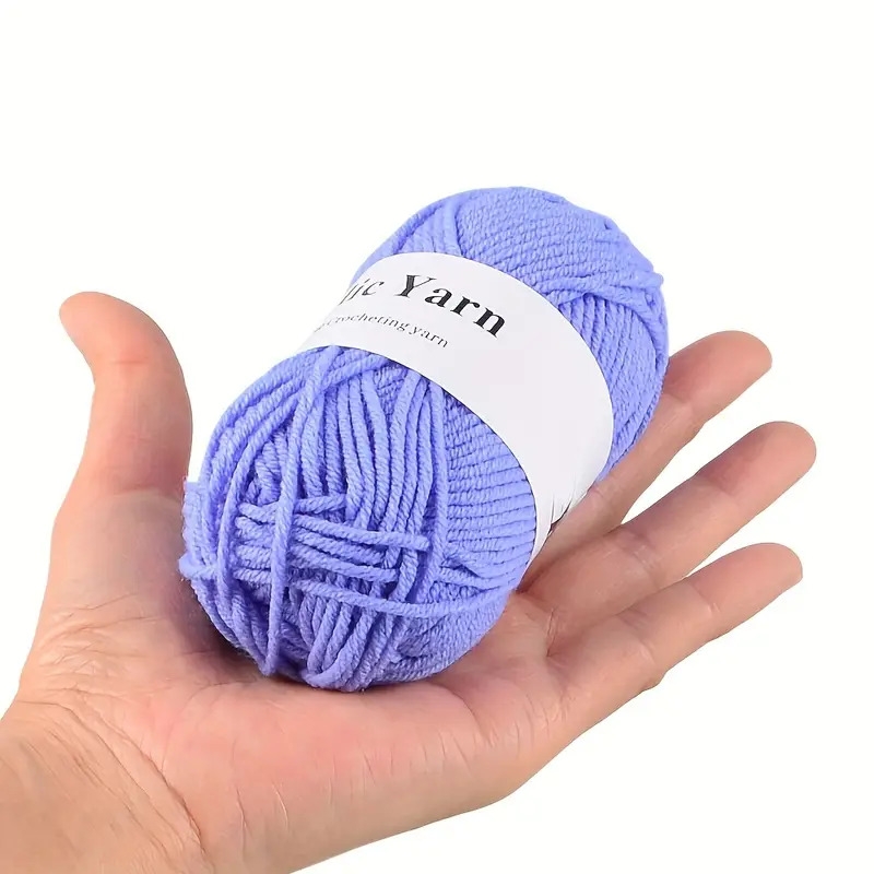 12 24 53pcs hand knitting acrylic yarn crocheting line for sweater scarf hat diy handmade amugrumi thread details 4