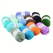12 24 53pcs hand knitting acrylic yarn crocheting line for sweater scarf hat diy handmade amugrumi thread details 8