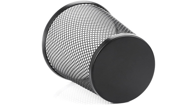 MaxGear Porte-stylo Pour Bureau, Porte-stylo En Métal Maillé De Qualité Supérieure, Porte-stylo, Porte-marqueur, Porte-pinceau De Maquillage, Accessoires De Bureau Et Organisateurs Despace De Travail Pour La Maison, Lécole Et Le Bureau, Noir, 4,6Grande, 3 Pack détails 1