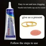 1pc upgraded 60ml shoe glue with soft and waterproof properties for repairing leather shoes sports shoes and sneakers special glue with strong adhesive properties for shoe repair details 2