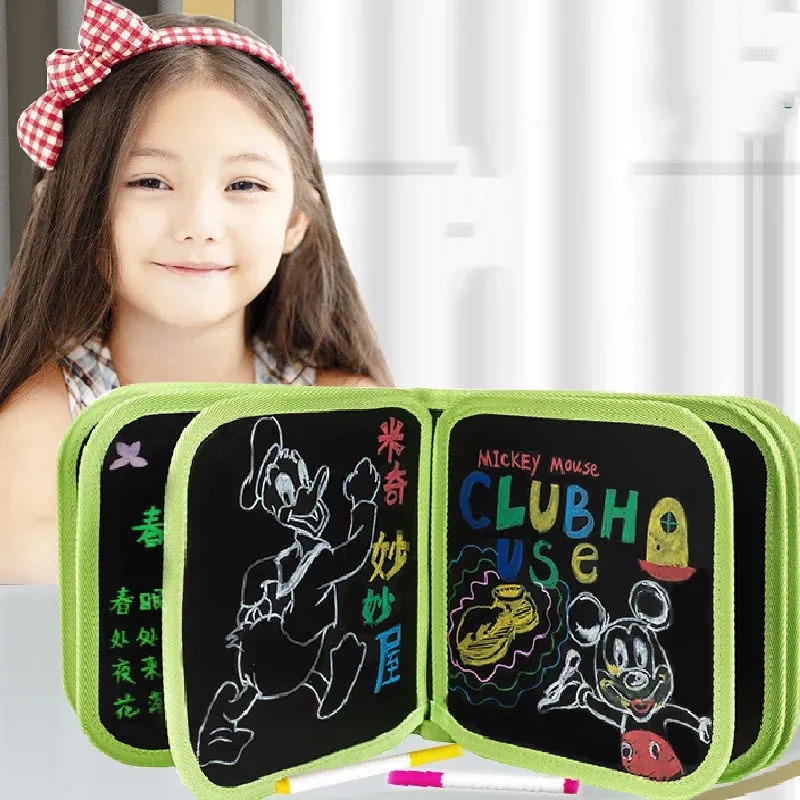 wholesale Childrens Chalkboard Easel Set: Portable Erasable Drawing Board with Magic Pen, Chalk, and Coloring Book - Lightweight for Daily Use