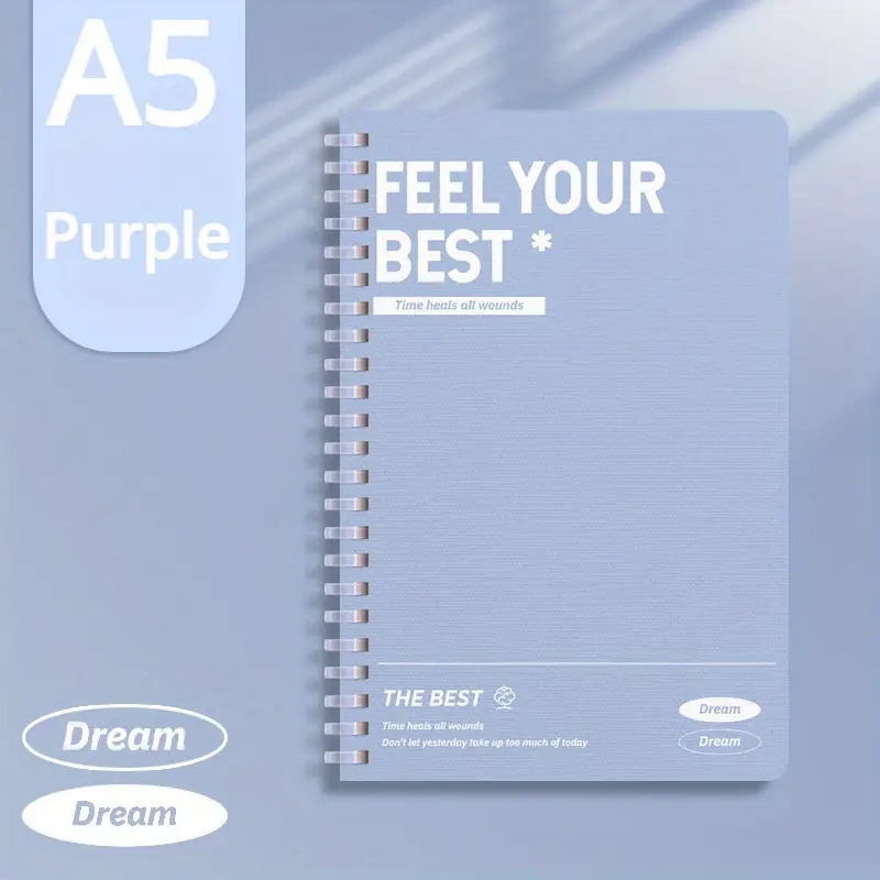 6 pack a5 spiral notebooks with hard cover 60 pages each steno pads for office and school multi color simple lined journals great for study notes and christmas gifts 7