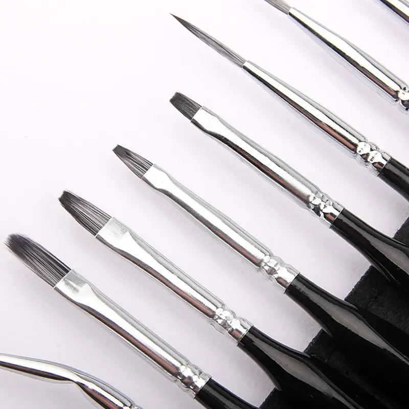 micro detail paint brush set 15pcs miniature painting brushes for fine detailing art painting watercolor oil acrylic face   models rock painting details 3