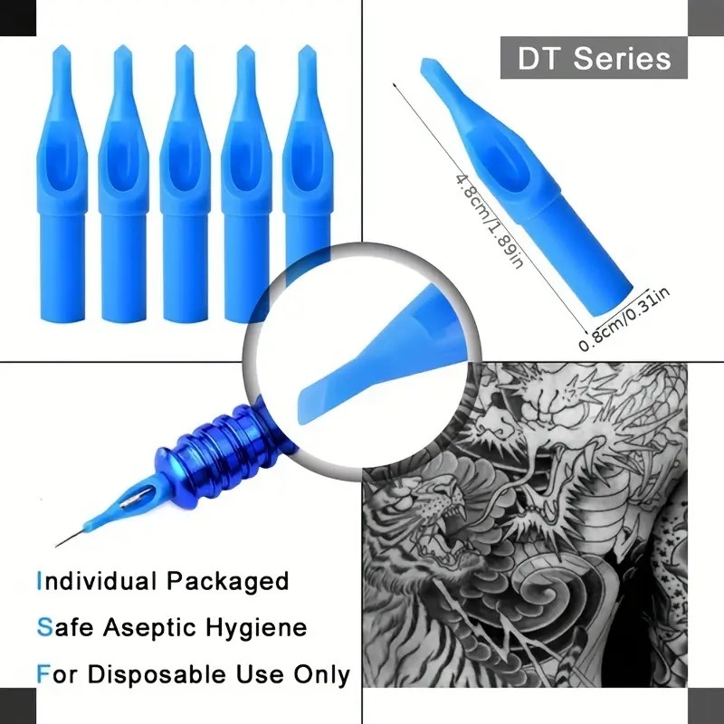 tattoo needles cartridges set disposable mixed tattoo needles assorted tattoo needles tubes tattoo tips tattoo accessories details 1