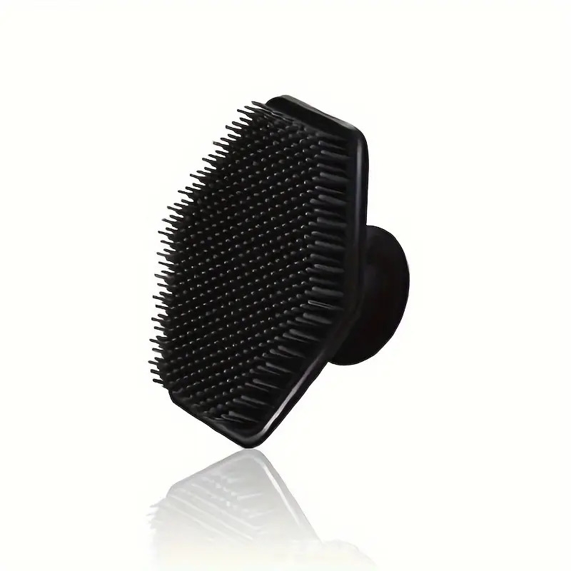 men silicone facial cleaning brush waterproof silicone wash a face to brush the manual cleaning skin care facial brush used for cleaning and chamfer black a 9