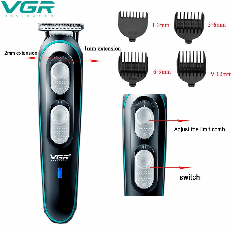 VGR maison professionnel électrique tondeuse à cheveux tête d ...