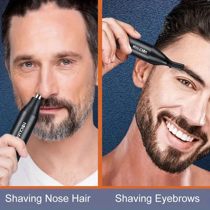 4合1专业修容套装，usb充电鼻毛耳毛修剪器、胡须眉毛剃刀、身体脱毛器 - 男士个人护理工具，父亲节最佳礼物 商品详情 7
