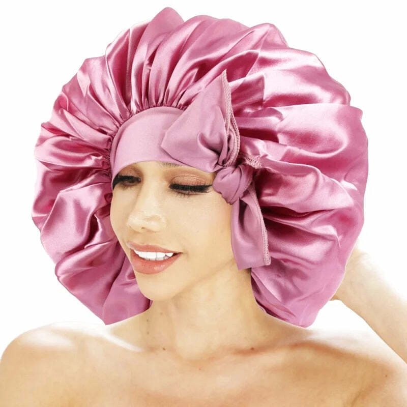 bonnet de nuit en satin