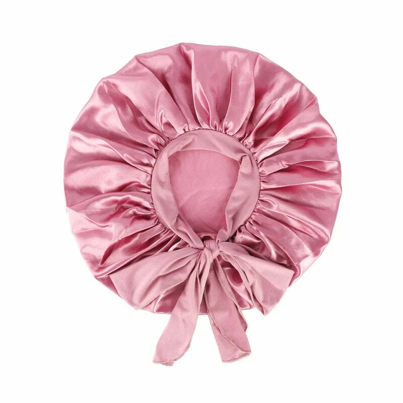 bonnet de nuit en satin 4