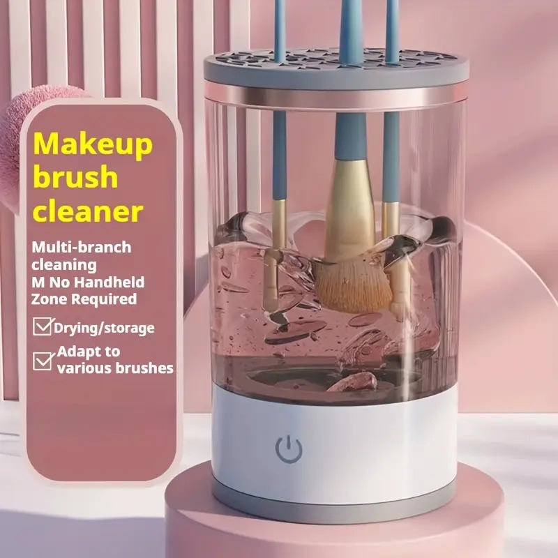 usb powered makeup brush cleaner battery free     tool accessory for return school 2