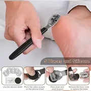 26 in 1 professional pedicure tools set stainless steel foot care kit foot rasp dead skin remover pedicure kit for men women travel 0 62lb details 8