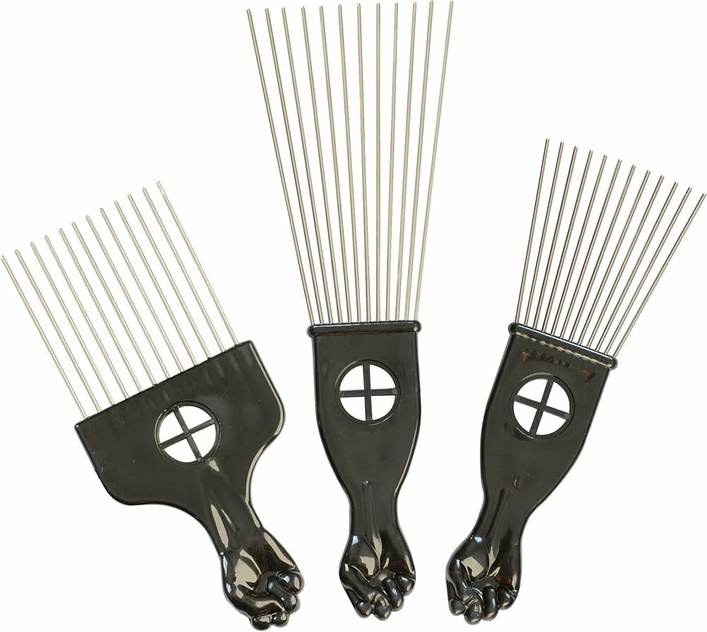 Lot de 3 peignes afro à dents larges pour salon de coiffure : Amazon.ca: Santé et Soins personnels