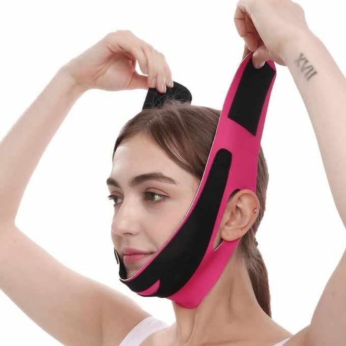product_image_name-Generic-Elastic Face Bandage V Line Face Shaper Women Chin Cheek Lift Up Belt Facial-1