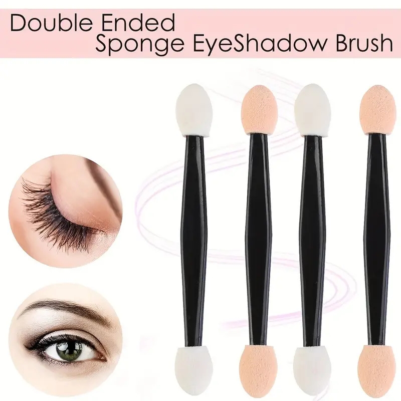 眼影涂抹器，圣诞节情人节和新年礼品一次性双面眼影，眼影刷组，海绵刷，多色海绵刷，眼部化妆刷为妇女女孩圣诞节情人节礼物 商品详情 0