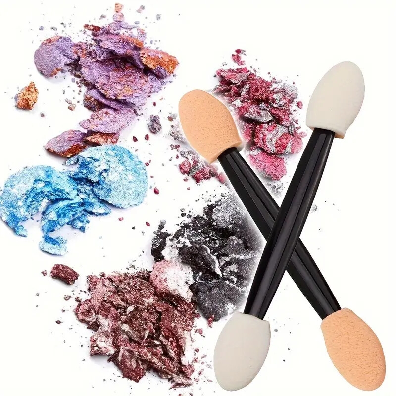 眼影涂抹器，圣诞节情人节和新年礼品一次性双面眼影，眼影刷组，海绵刷，多色海绵刷，眼部化妆刷为妇女女孩圣诞节情人节礼物 商品详情 8