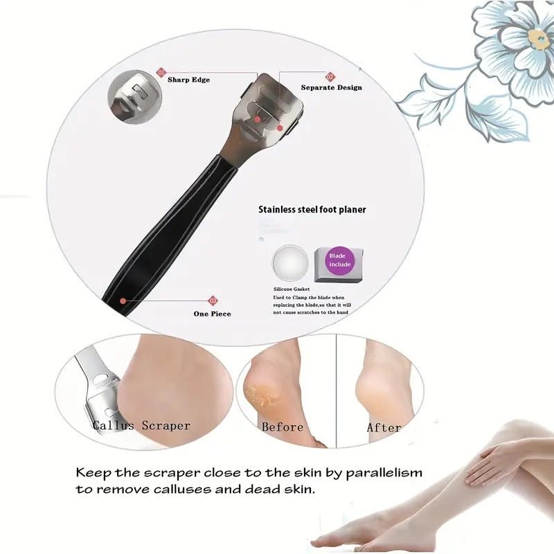 26 in 1 professional pedicure tools set stainless steel foot care kit foot rasp dead skin remover pedicure kit for men women travel 0 62lb 6