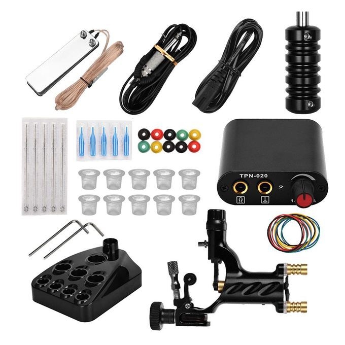 product_image_name-Generic-Powerful Rotary Tattoo Machine Grommet Grip Foot Pedal Black-4