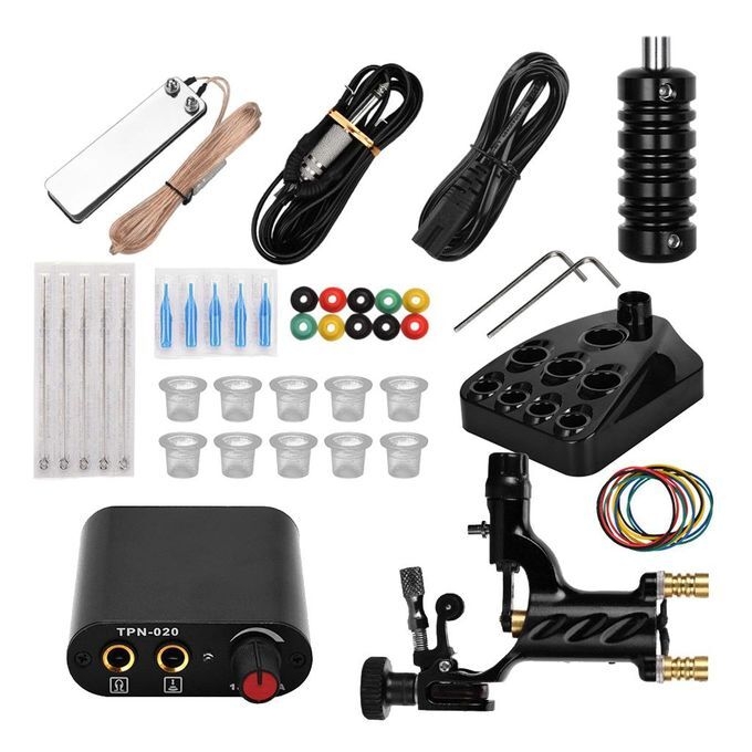 product_image_name-Generic-Powerful Rotary Tattoo Machine Grommet Grip Foot Pedal Black-6