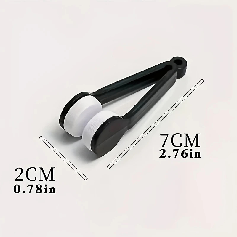 lot de 10 brosses de nettoyage de lunettes   portables, chiffon de nettoyage en microfibre  , nettoyant pour lentilles   rayures,  , adapté aux lunettes détails 4