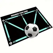 soccer skill training mat non slip silent   ball control aid for indoor practice details 6
