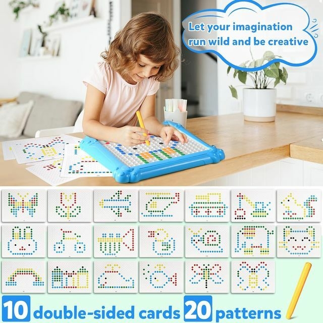 Juego 2 en 1: Laberinto Magnético y Tablero Dibujo carousel