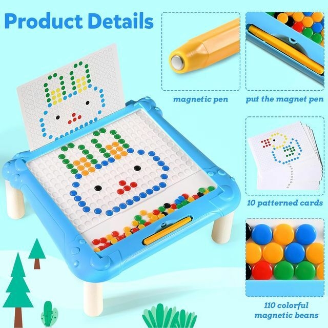 Juego 2 en 1: Laberinto Magnético y Tablero Dibujo carousel
