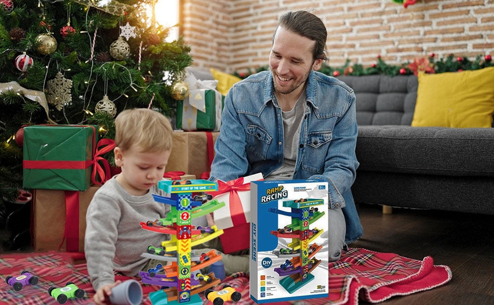  Pista de Coches Rampas para Niños