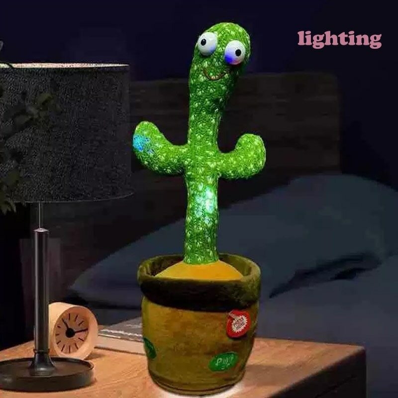 Universal - Jouet en peluche chant électrique et cactus dansant