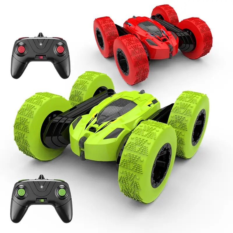 Voiture télécommandée, ORRENTE RC Cars Stunt Car Toy, 4WD 2.4Ghz Double Sided 360° Rotating RC Car with Headlights, Kids Xmas Toy Cars for Boys/Girls détails 8