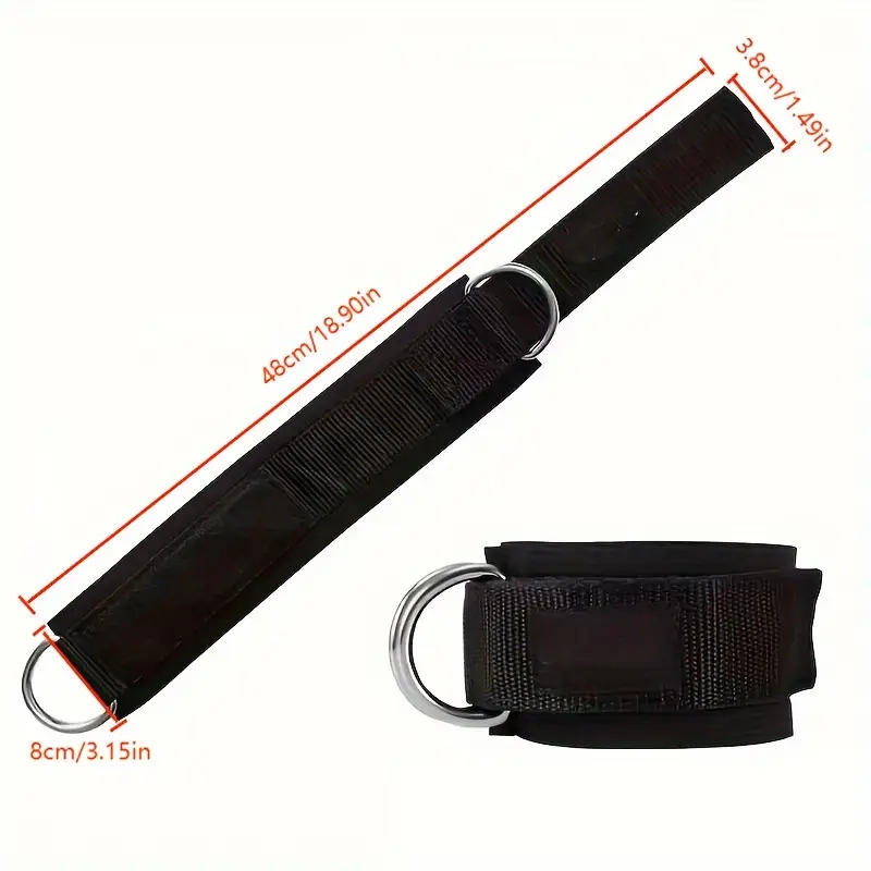 5pcs ankle bands with ankle straps fitness tension rope suitable for leg and hip training muscle exercise yoga Product details 2