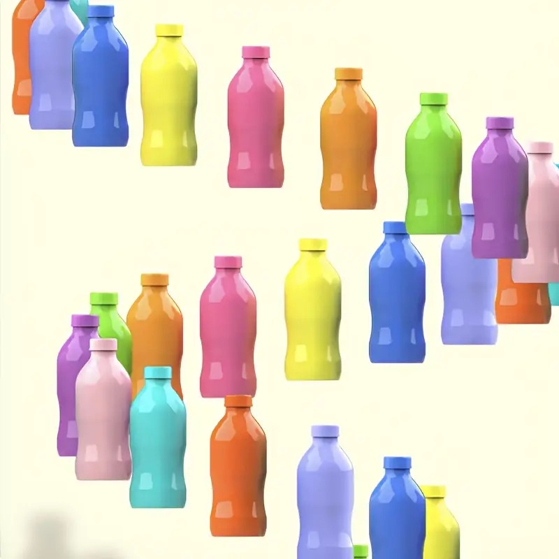 21件套色彩挑战瓶子拼图游戏套装,包含记忆与逻辑训练——配色策略桌游,内含21个彩色编码瓶子及收纳盒,适合家庭聚会游戏之夜、生日或万圣节派对游戏,青少年与成人教育益智游戏,提升记忆与问题解决能力,包含21个带彩色瓶盖的瓶子,完美适合团队游戏与战略思维 商品详情 4